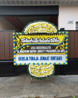 Papan Bunga Duka di Gunasari