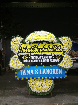 Papan Bunga Duka di Gunasari